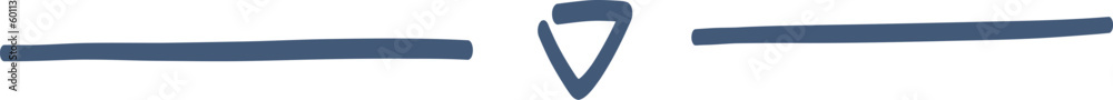 Scribble Divider With Triangle Scribble Divider With Triangle