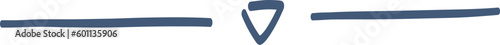 Scribble Divider With Triangle