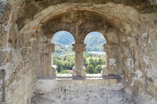 The Historic Stone Fortress of Jajce in Bosnia and Herzegovina photo