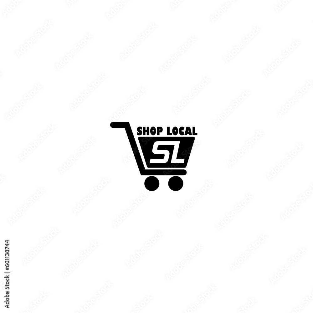 Local Businesses. Shop local icon isolated on white background Local Businesses. Shop local icon isolated on white background