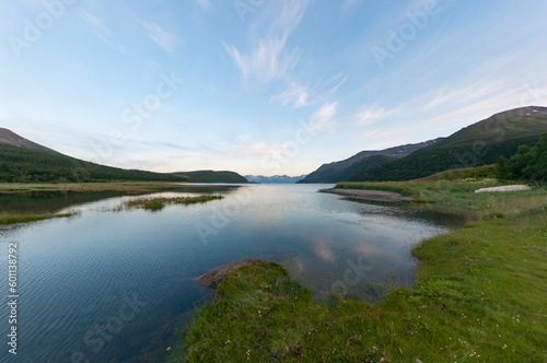 A river leading out to the sea in northern Norway © Jani Katajisto