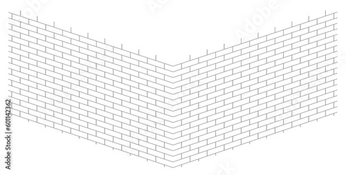 Graphic brick wall template Illustration on a transparent background png