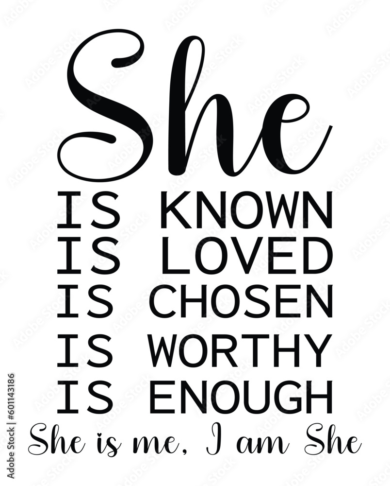 Fototapeta premium She is known eps