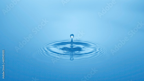 Droplet Falling into Water