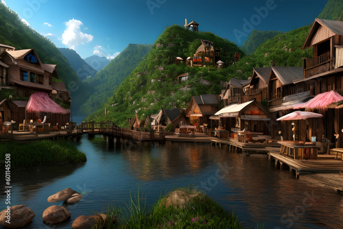 village in the mountains