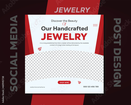 Jewelry Social Media Post Design photo