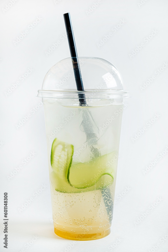 summer lemonade in the plastic cups summer lemonade in the plastic cups