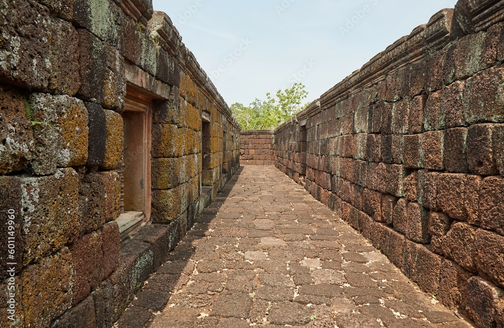 The Khmer Temple of Phnom Rung, Built Atop a Volcano in Buriram Province, Thailand The Khmer Temple of Phnom Rung, Built Atop a Volcano in Buriram Province, Thailand