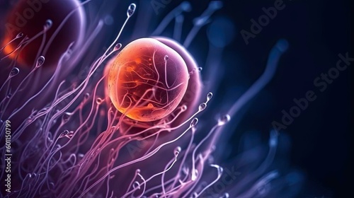Tapety artystyczne macro microscope photo ovum egg