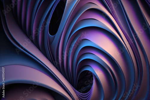 Beautiful mesmerize waves of colorful pattern, wavy surfaces, beautiful background, vintage pastel colors ,made with Generative AI