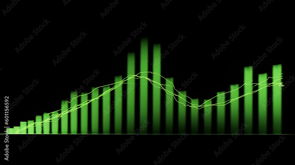 exponential graph, increasing bar graph upward to the right, green, cash increasing, profit, lots of money, business dashboard, (Generative AI) exponential graph, increasing bar graph upward to the right, green, cash increasing, profit, lots of money, business dashboard, (Generative AI)