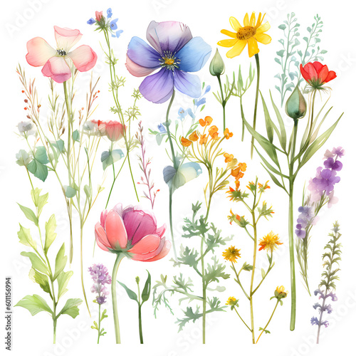 Watercolor Flower Background © magiccraft