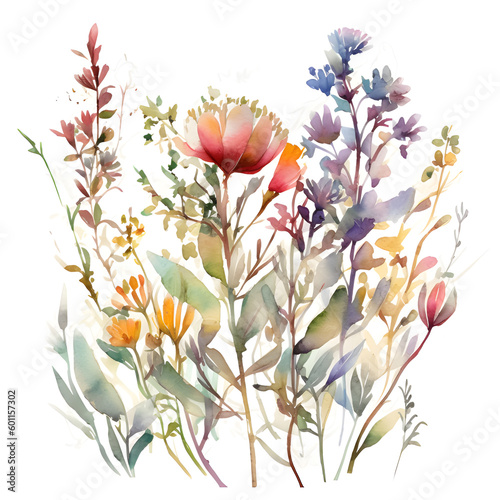 Watercolor Flower Background