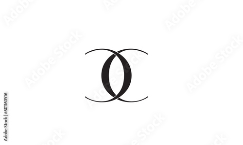 CC, C, CC Abstract Letters Logo Monogram	