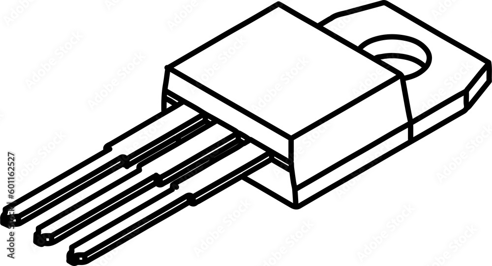 Electronic circuit elements integrated resistors and transistors Electronic circuit elements integrated resistors and transistors