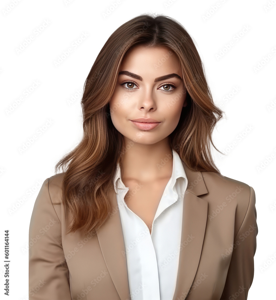 Business woman isolated. Illustration AI Generative. Business woman isolated. Illustration AI Generative.