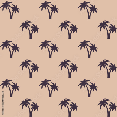 seamless palm tree pattern