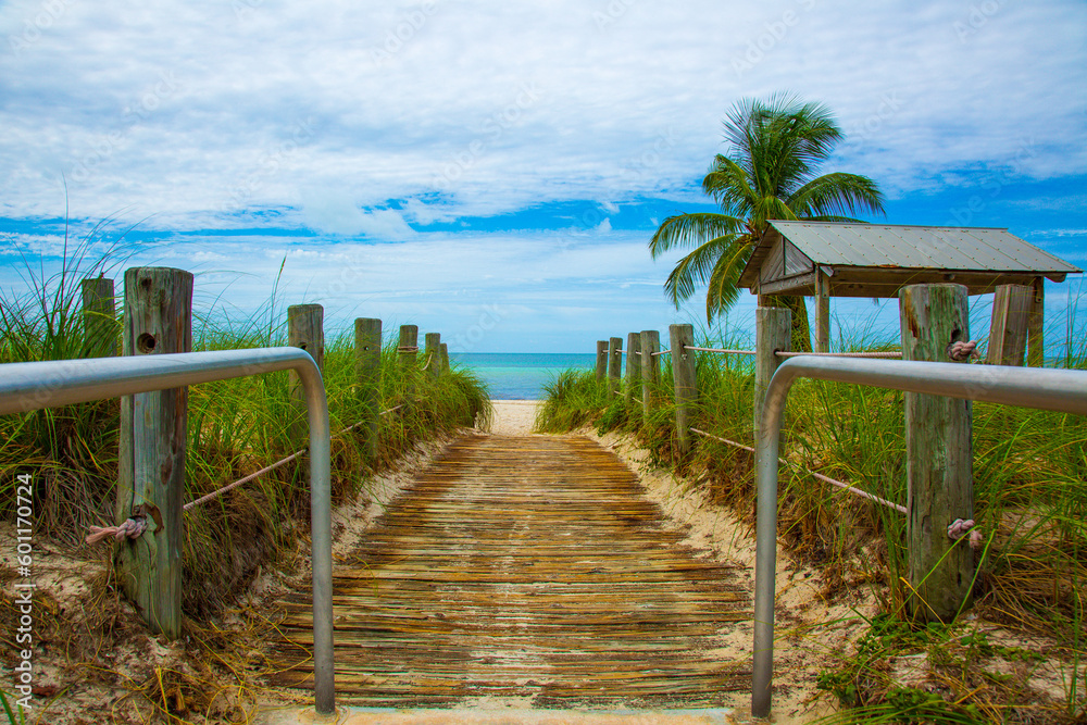 Walkway to the ocean