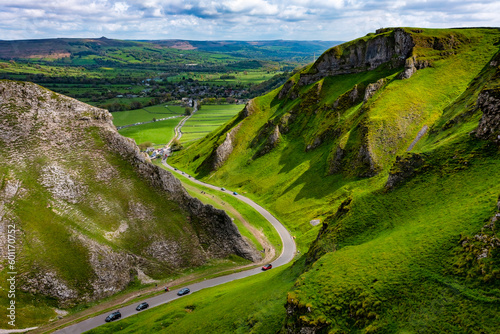 Winnats Pass near Castleton photo