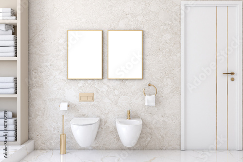 Mockup  Bathroom mockup  Frame mockup  Interior mockup  3d render