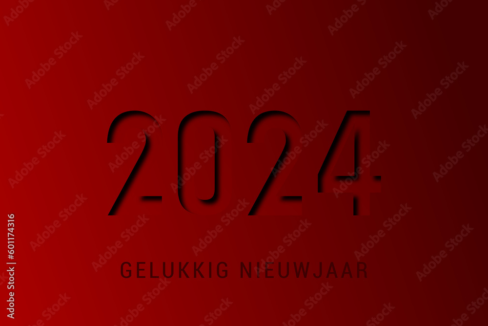 2024 - gelukkig nieuwjaar 2024