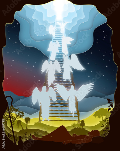 Tableau sur toile Jacob's Ladder