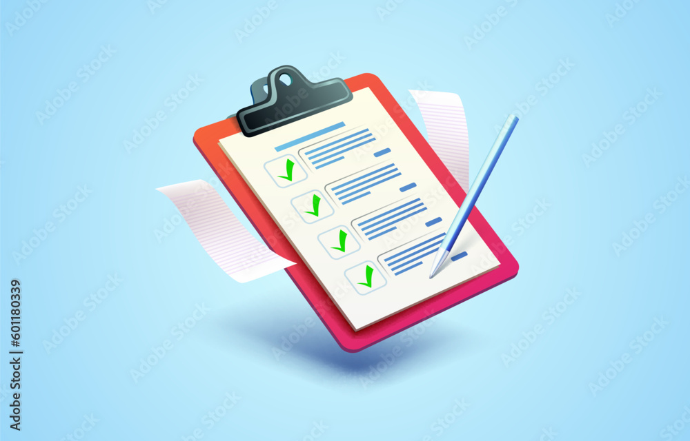 Clipboard communication, management service page, business paper