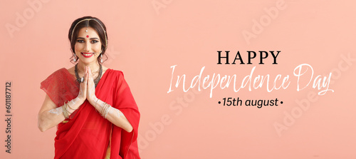 Beautiful Indian woman in s...