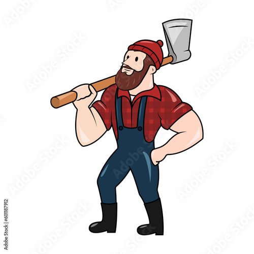 Lumberjack Mascot