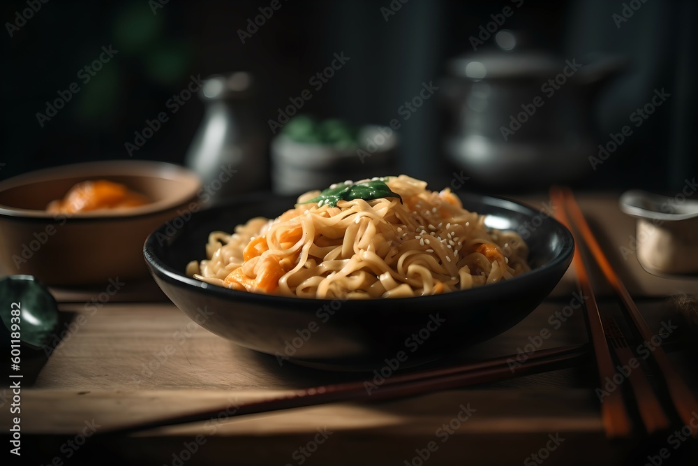 Authentic and Mouth-Watering Asian Dish, Generative AI Authentic and Mouth-Watering Asian Dish, Generative AI