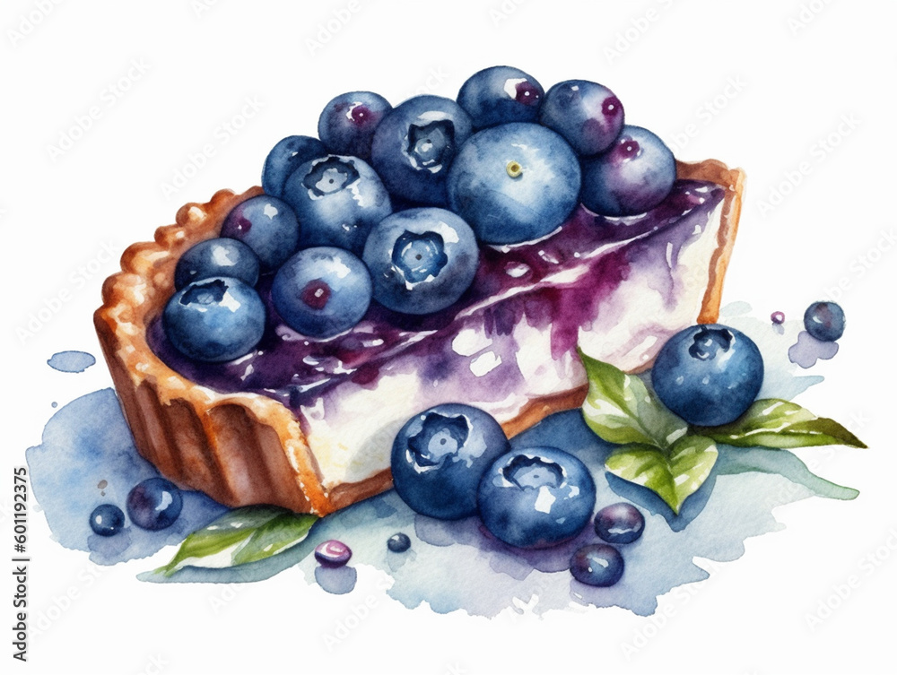 Watercolour Collection { No2 } Homegrown Blueberry Products Made at Eco Sustainable Farm: Pancakes, Ice Lolly, Macaroon, Cupcake, Ice Cream, Circle Wreath & Seamless Blueberry Background Pattern. AI Watercolour Collection { No2 } Homegrown Blueberry Products Made at Eco Sustainable Farm: Pancakes, Ice Lolly, Macaroon, Cupcake, Ice Cream, Circle Wreath & Seamless Blueberry Background Pattern. AI
