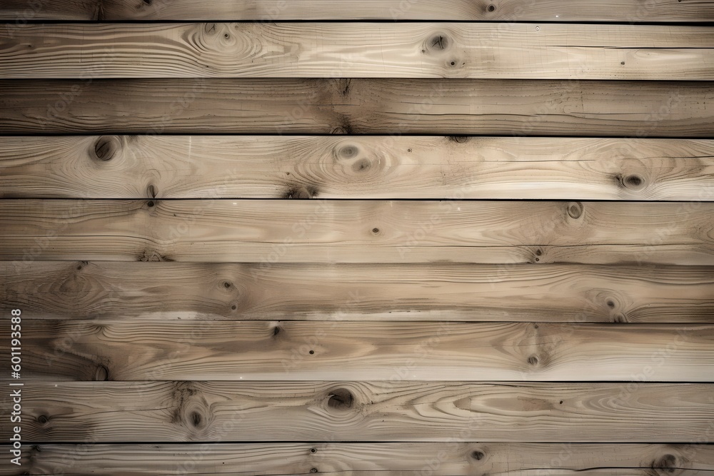Fototapeta premium Light Wood Plank Texture, Generative AI