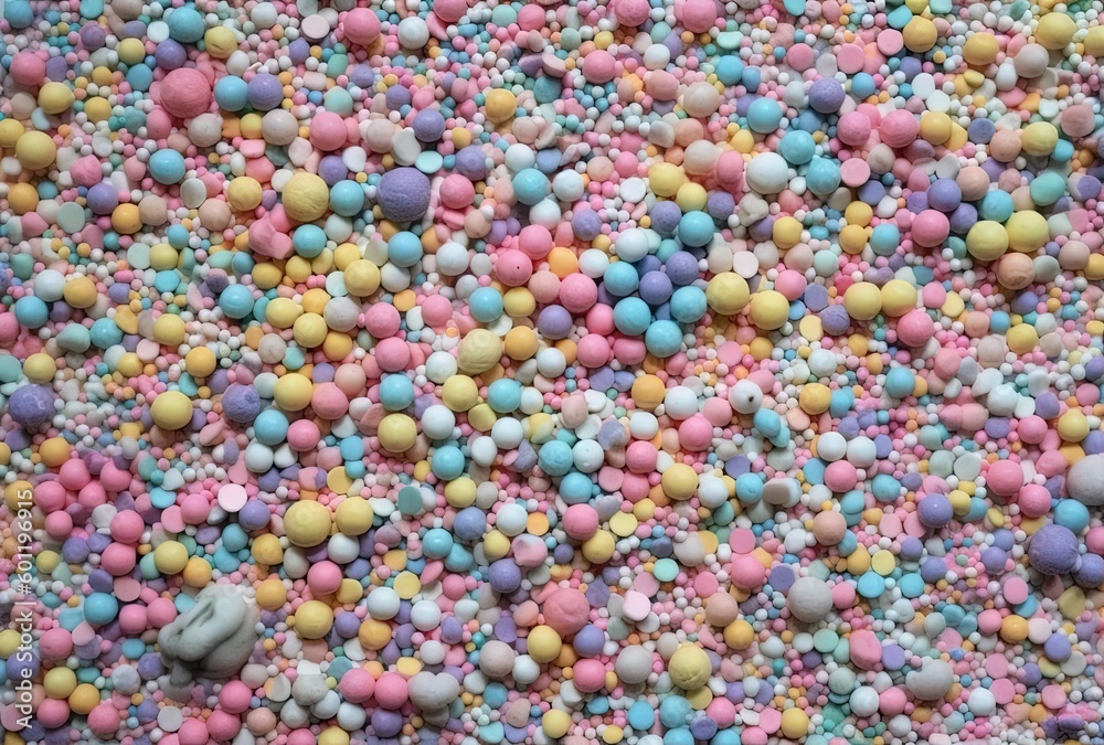a candy sprinkles pattern that appears to be glued together, generative ai a candy sprinkles pattern that appears to be glued together, generative ai