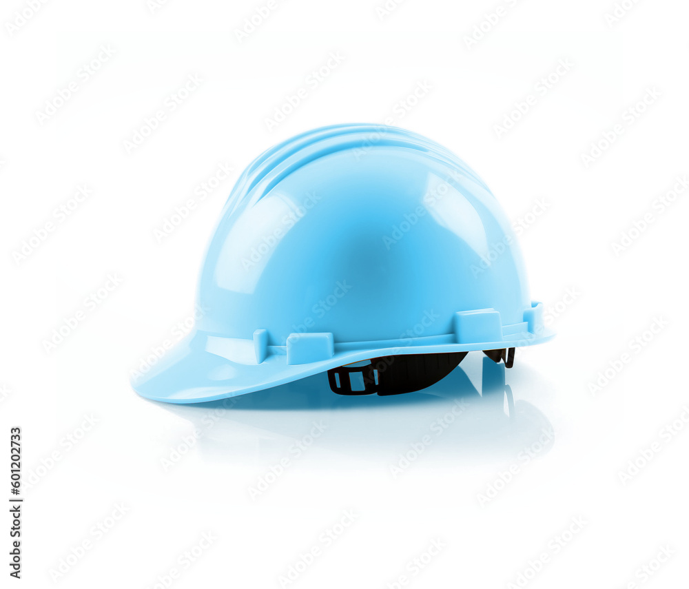 Light Blue Safety Hard Hat Isolated on a Transparent Background - Transparent PNG - Generative AI. Light Blue Safety Hard Hat Isolated on a Transparent Background - Transparent PNG - Generative AI.