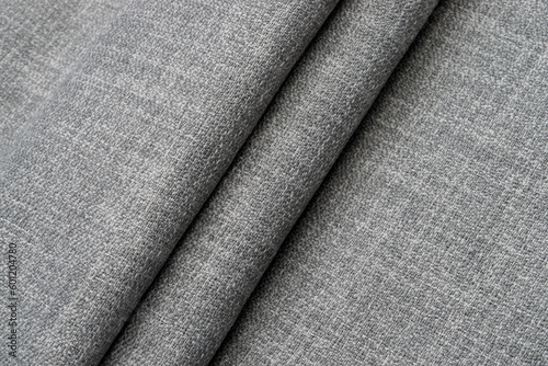 texture background grey fabric close up