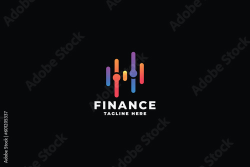Finance Data Pro Logo Template
