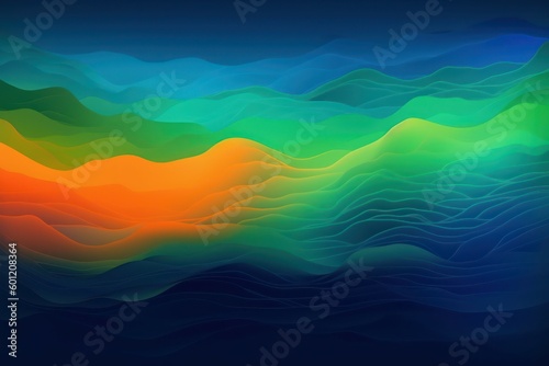 Bright saturated abstract color background or backdrop. AI generated, human enhanced.