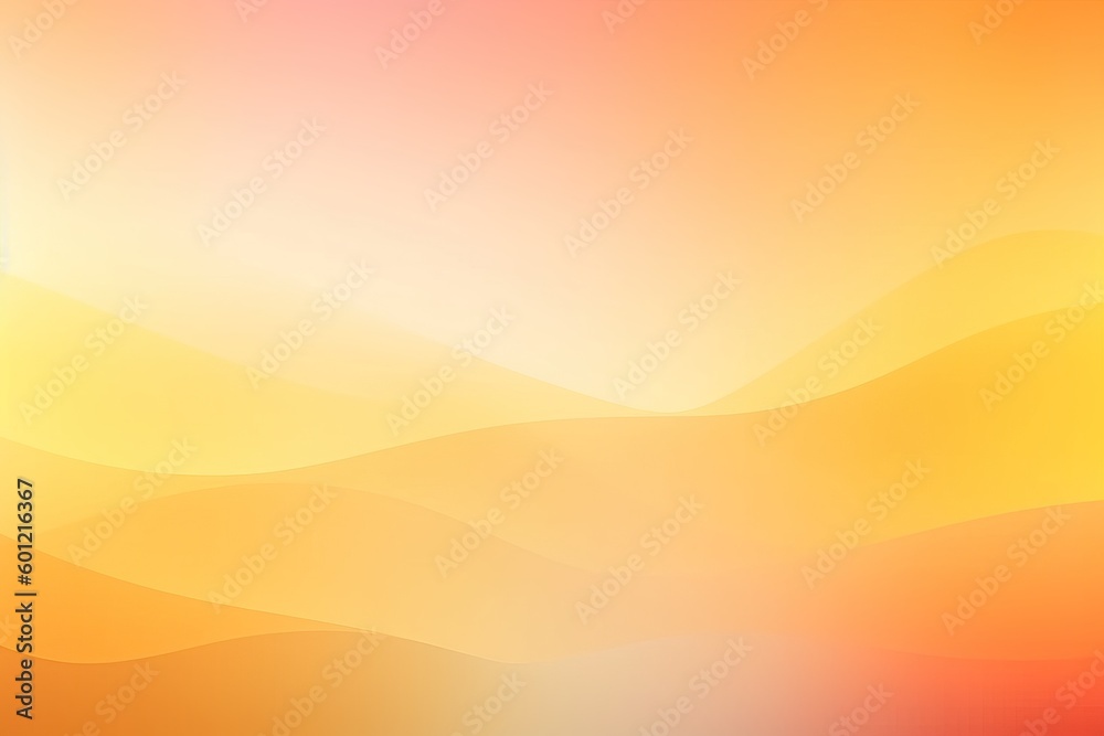 Abstract pastel orange and yellow gradient background, generative AI Abstract pastel orange and yellow gradient background, generative AI