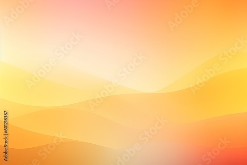 Abstract pastel orange and yellow gradient background, generative AI