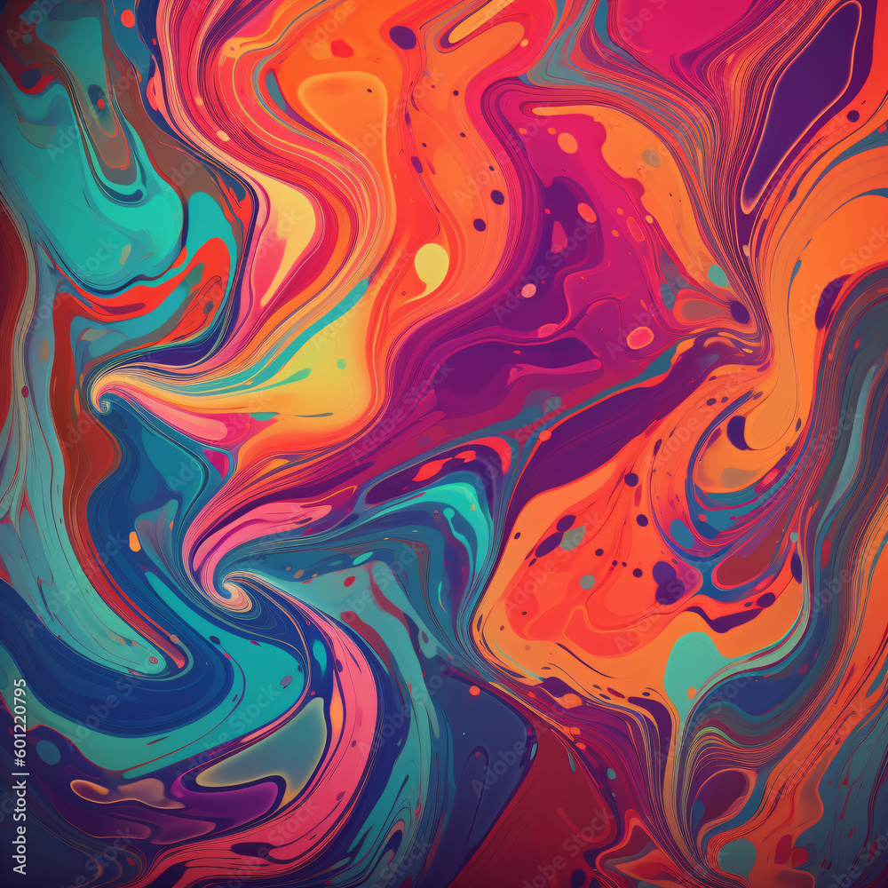 Obraz premium mixed paint background Generative Ai