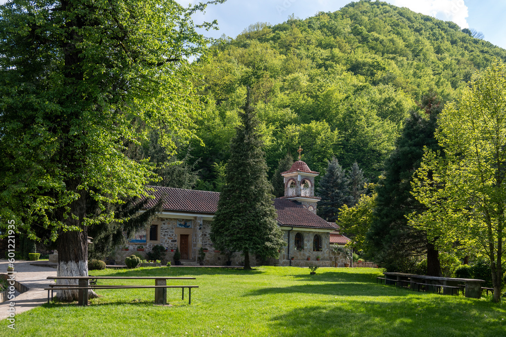 Spring view of Vrachesh Monastery, Bulgaria Spring view of Vrachesh Monastery, Bulgaria