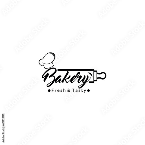 Bakery badge or label retro vector illustration. loaf store, food market, cafe, restaurant etc. Vector Illustration