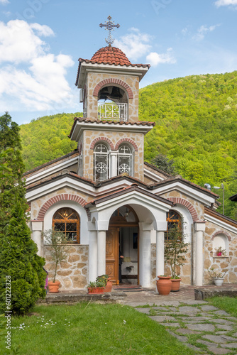 Spring view of Vrachesh Monastery, Bulgaria