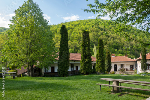 Spring view of Vrachesh Monastery, Bulgaria