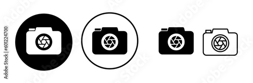 Camera Icon in trendy flat style isolated. Camera symbol web site design