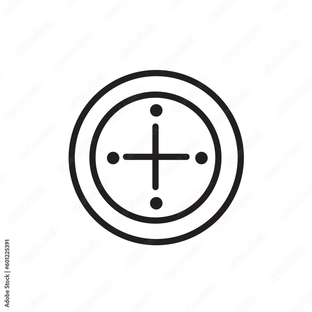 Fototapeta premium Clothes Dress Fashion Outline Icon