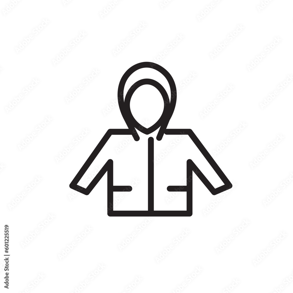 Cloak Coat Jacket Outline Icon Cloak Coat Jacket Outline Icon