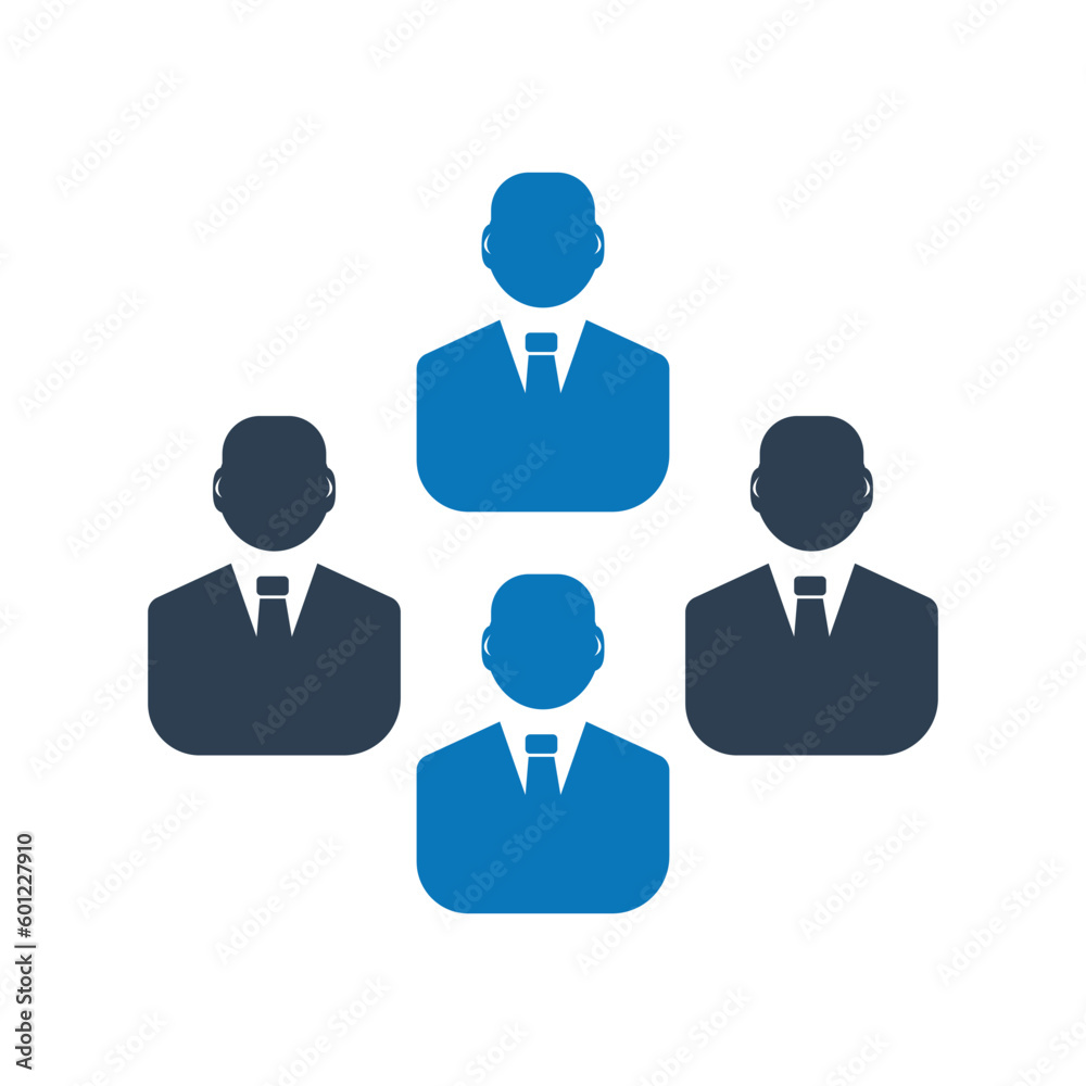 business people, Business connection, network, employee icon business people, Business connection, network, employee icon