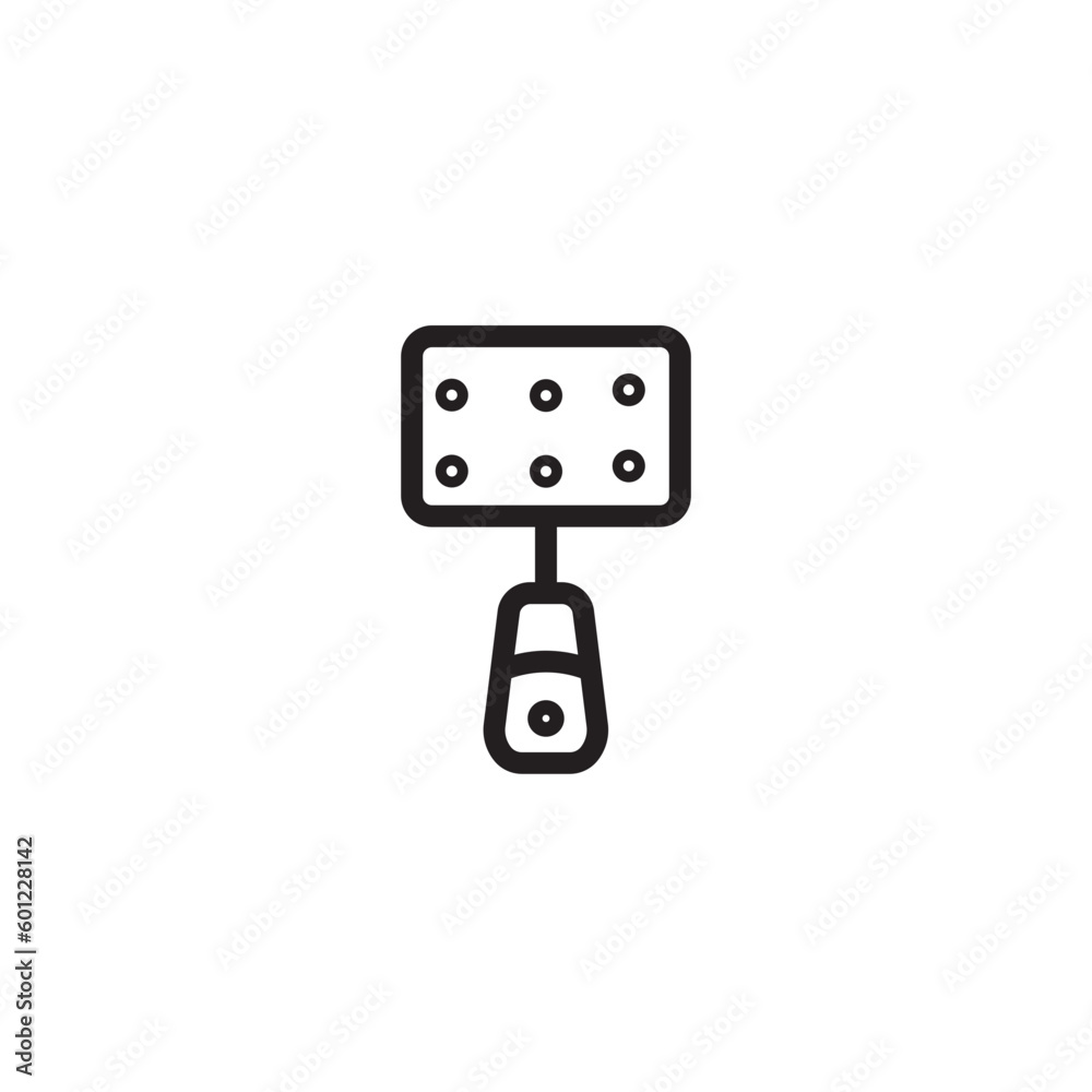 Wool Brushe Cleaning Outline Icon Wool Brushe Cleaning Outline Icon