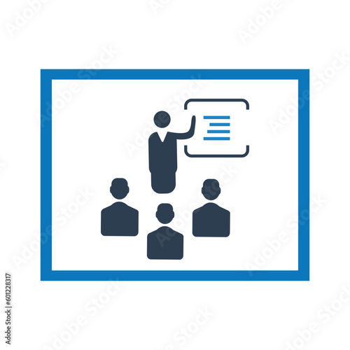 Business Presentation, Business lecture, Teaching, Employee, Business person icon